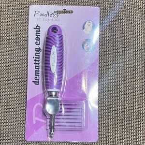 Pet Essentials Purple Dematting Comb